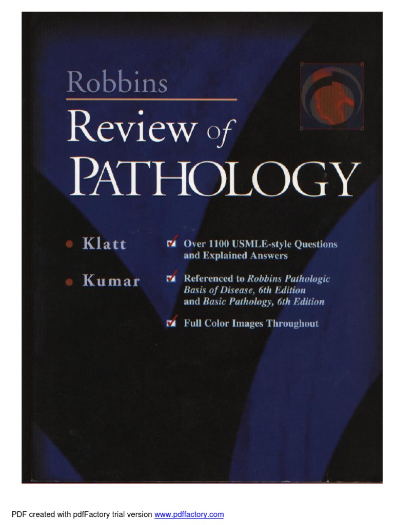 Robbins Review of Pathology Question Book Computing And Information Technology