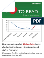 Help Us Meet A Goal of Books Checked Out by Kearns High Students and Staff in February!