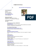 Curriculum Vitae: Información de Contacto