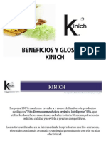 Glosario Kinich y Beneficios Por Familia 2012