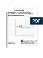 Articulo Sobre El Metodo de La Función Descriptiva para Sistemas de Control No Lineal