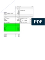 Flujo de Caja Excel. para La Practica