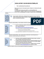 Constitutional Amendments LucidPress Lesson Plan