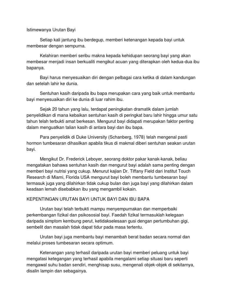 Bayi Mengurut Pdf