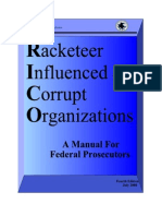 Racketeer Influenced and Corrupt Organizations (RICO) : A Manual For Federal