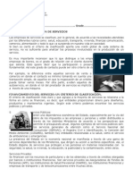 Clasificacion de Servicios PDF