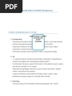 Contoh Karangan Surat Kiriman Rasmi