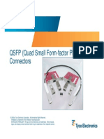 QSFP (Quad Small Form-Factor Pluggable) Connectors