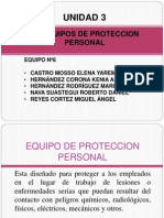 3.6 Equipo de Proteccion Personal