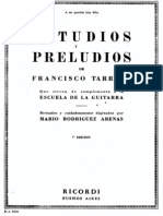 Arenas - La Escuela de La Guitarra 5_ Estudios y Preludios de Francisco Tarrega