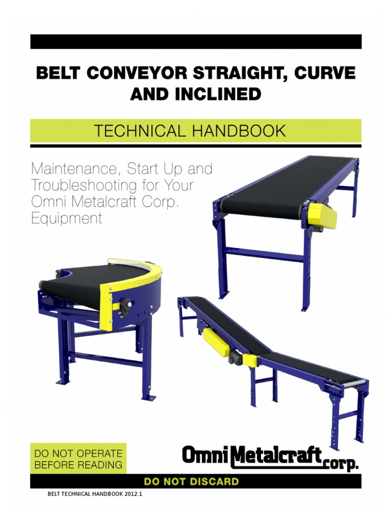Belt Conveyor Assembly Handbook Belt (Mechanical) Screw