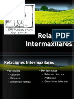 Relaciones Intermaxilares