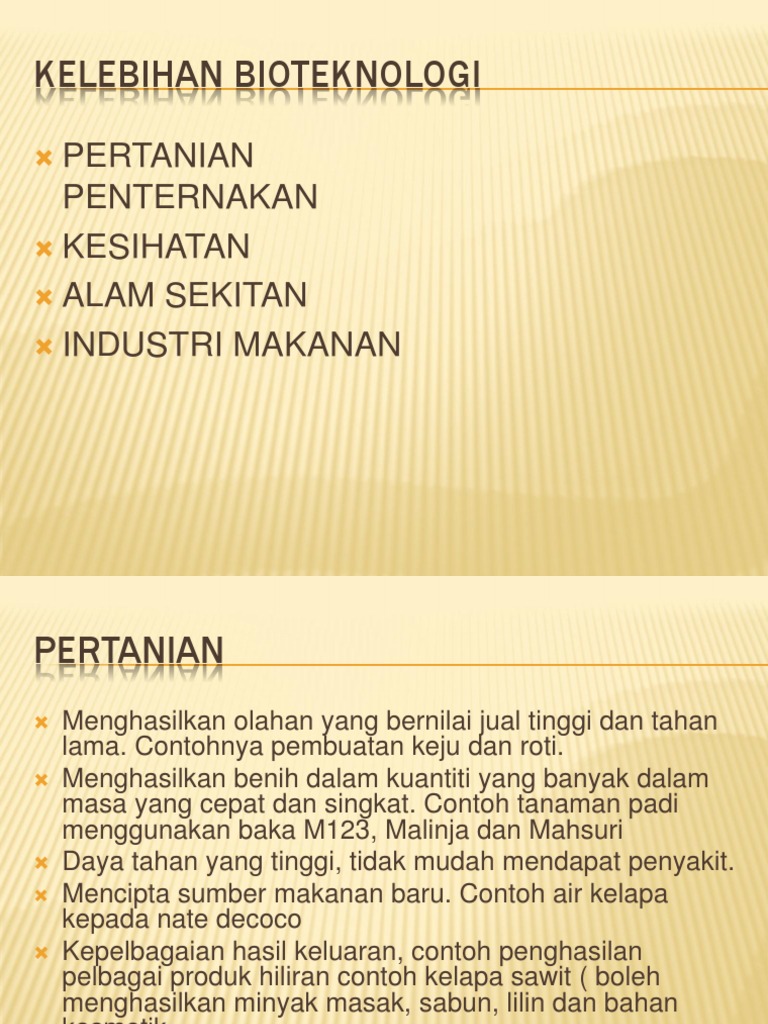 Kelebihan Bioteknologi Pdf