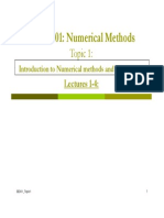 SE-301:Numerical Methods