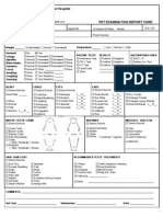 Vet Examination Form