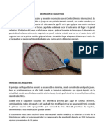 Definición de Raquetbol y Badminton