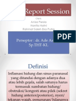 Case Report Session Sinusitis THT
