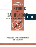 5329669 Histoire de La Musique Bernard Champigneule