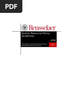 Hr Policy Guidelines