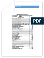 Specification Sheet 