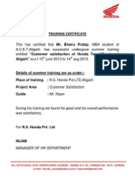 Training Certificate: Aligarh".w.e.f 15