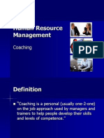 Human Resource Management: Coaching