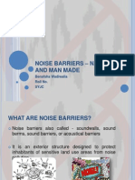Noise Barriers - Natural and Man Made