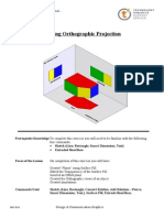 Modelling Orthographic Projection