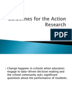 Guidelines for the Action Research Project