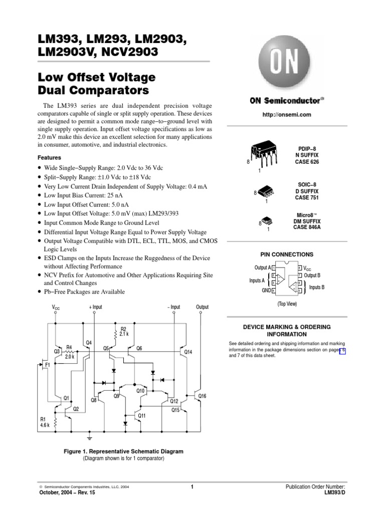 LM293 | PDF | Electronic Circuits | Electrical Engineering