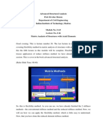 Advanced Structural Analysis Prof. Devdas Menon Department of Civil Engineering Indian Institute of Technology, Madras