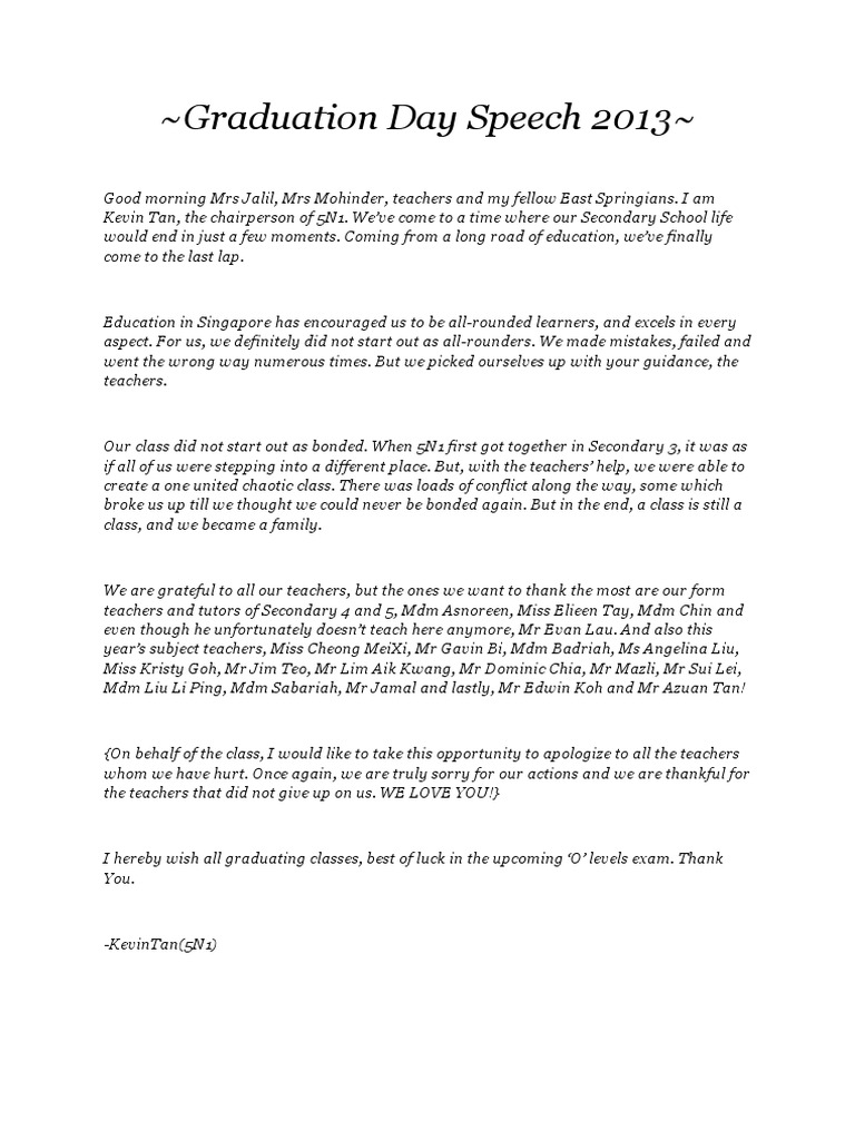 Carousel graduation speech 06 image