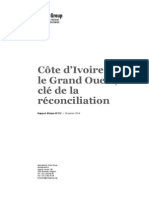 Côte D'ivoîre: Le Grand Ouest, Clé de La Réconciliation