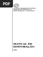 ABM - Manual de Editoração Musical 2005