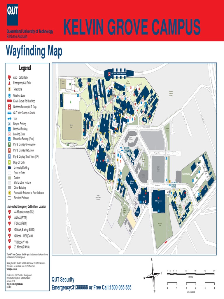 QUT Kelvin Grove Campus Map | PDF