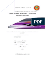 Rectificador de onda completa con filtro capacitivo