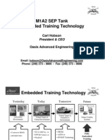 M1A2 SEP Tank Embedded Training Technology: Carl Hobson
