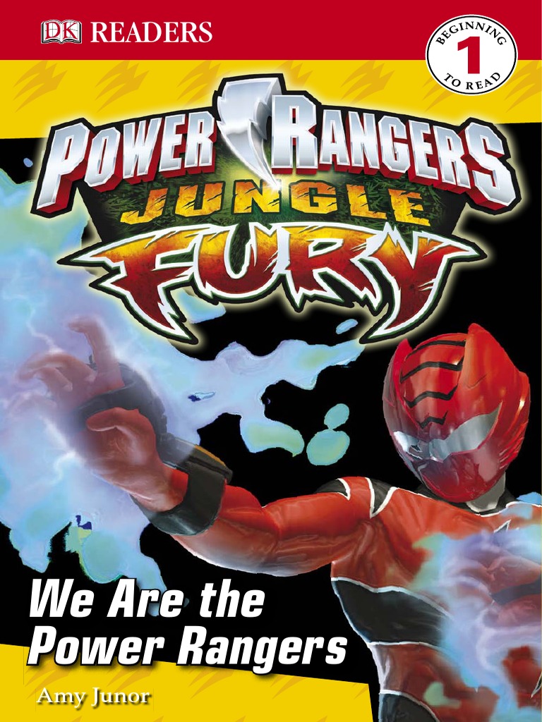 Power Rangers Jungle Fury, book about favorite rangers Vocabulary