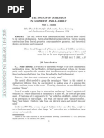 Download The Notion of Dimension in Geometry and AlgebraManin by Clarisson Rizzie P Canlubo SN209389347 doc pdf