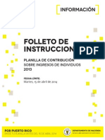 Instrucciones Planillas 2013