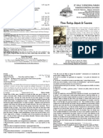 Boletin del Primer Domingo después de Cuaresma 03092014