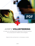 A study on volunteering as pathway to social inclusion for young asylum seekers and refugees