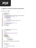 C Program-To Multiply Two Matrices Using Pointers - CodeAddicts