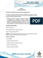 Actividad de Aprendizaje Unidad 3- De La Auditoria Interna Al Proceso Organizacional