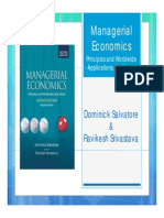 Managerial Economics Principles and Applications