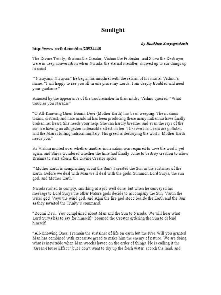 Divine Dialogue on Earth's Crisis | PDF | Creator Deity | Vishnu