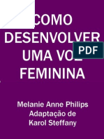 Como desenvolver uma voz feminina