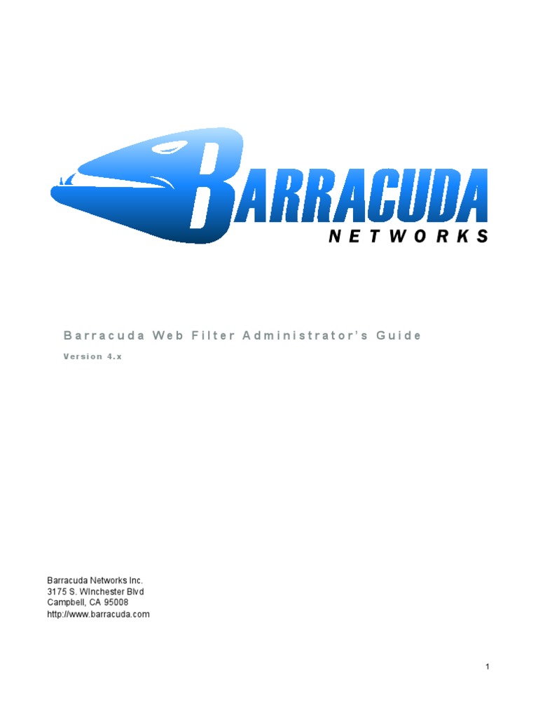 Barracuda Web Filter AG US | PDF | Proxy Server | Spyware