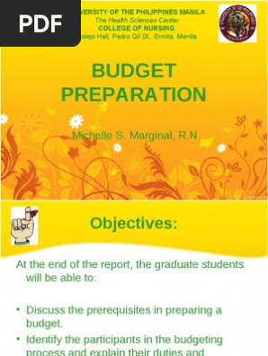 Budget Preparation