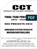 2012-11 IEEE Embedded System Project Titles, NCCT IEEE 2012-11 Project List